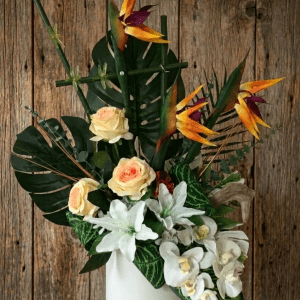 Créations en fleurs de soie
